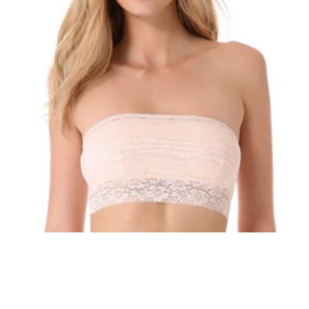 Free People Lace Bandeau - Soft Pink